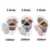 Transparent Storage Jar for Grains and Snacks