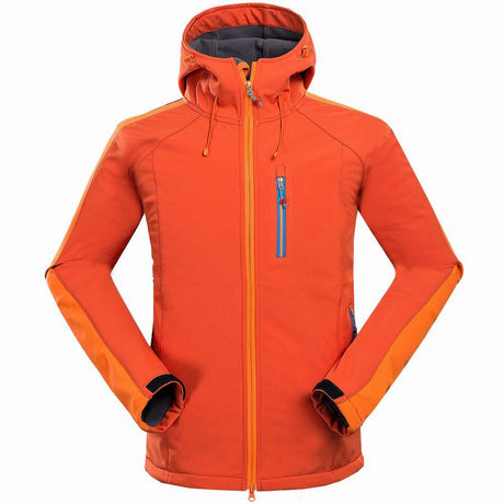 Men's Outdoor Soft Shell Jacket for Camping and Sports