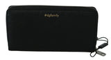 Dolce & Gabbana Chic Black and Red Leather Continental Wallet