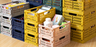 Mini Folding Plastic Storage Box for Desk Organization