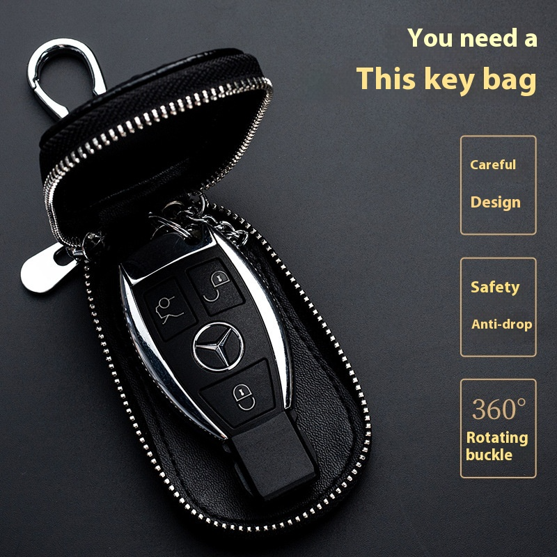 Genuine Leather Car Key Case