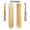 European American Long Straight Hair Velcro Ponytail