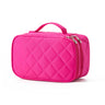 Double Layer Cosmetic Bag for Travel and Makeup Storage