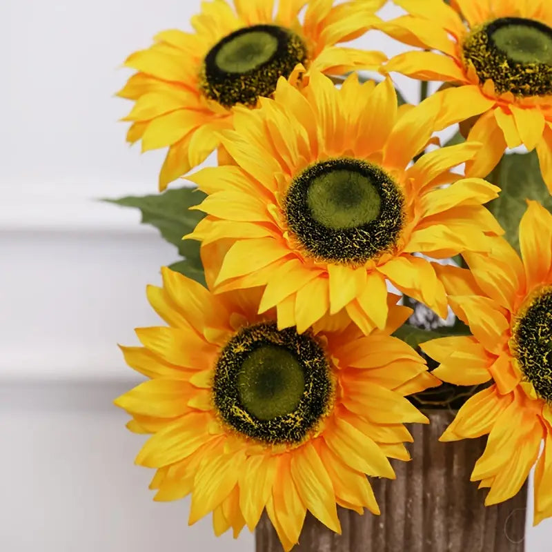 Artificial Sunflower Long Stem for Home and Party Decor