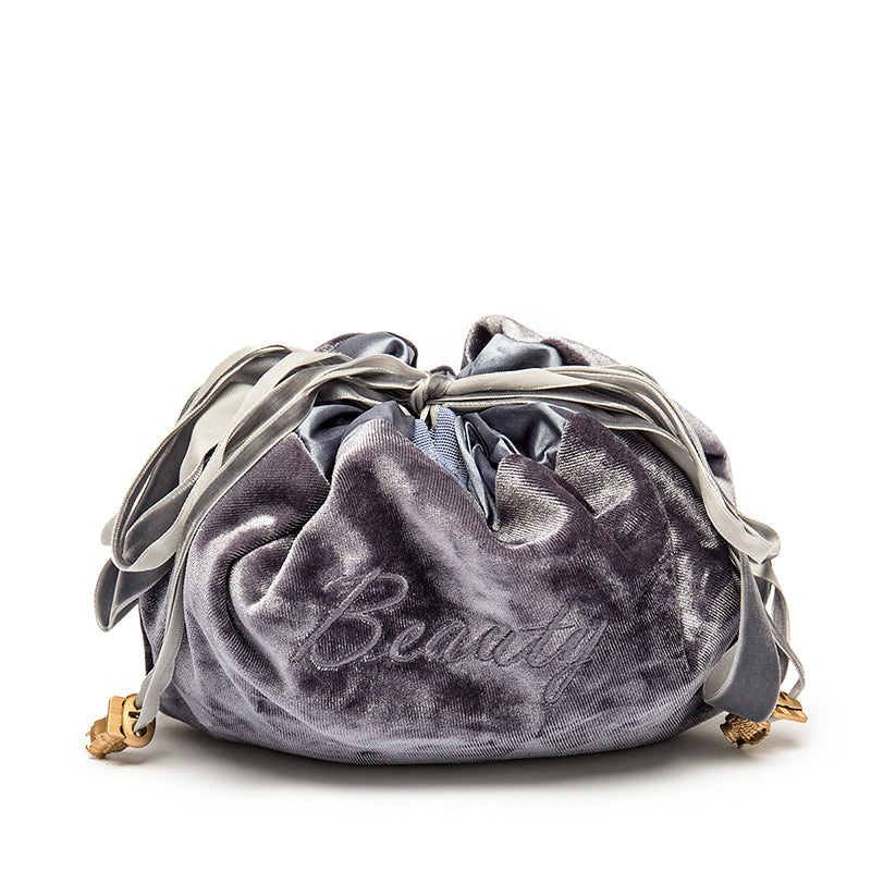 Large Travel Makeup Bag with Drawstring Closure