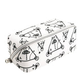 Cute Dog Print Waterproof Makeup Travel Bag