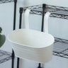 Removable Double Hook Hanging Planter with Oval Design