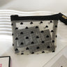 New Ins Heart Velvet Makeup Bag for Girls (Large Capacity)