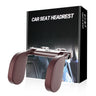 ZFULVO Car Headrest PillowBrown Memory Foam Car Pillow180°Adjustable Travel Car Slpeeping.Built-in Memory Foam can be Rebound.Soft and Comfortable Car Head Rest PillowsSuitable for Kids and Adults