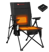 Antarctica Gear Heated Camping Chair with 12V Battery & 5 Pockets