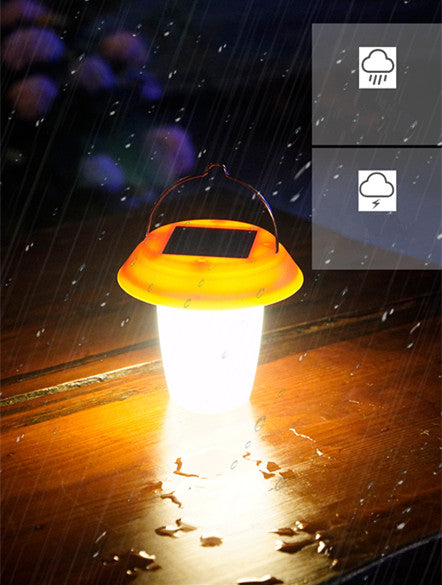 New Solar-Powered LED Camping Lantern and Emergency Light