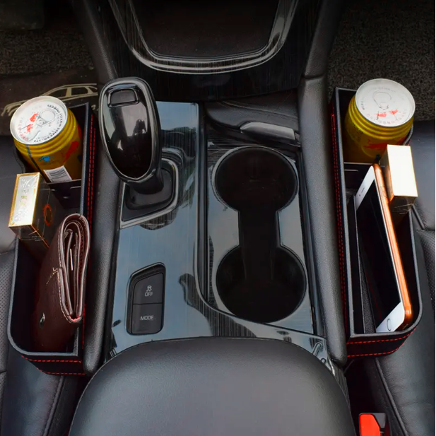1pc Multifunctional Car Seat Gap Storage Box & Cup Holder