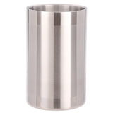 Double Wall Stainless Steel Utensil Holder - Kitchen Utensil Holder for Countertop Spatula Spoon Storage Organizer Large Cooking Utensil Caddy Counter Utensil Crock (Matte Brushed)
