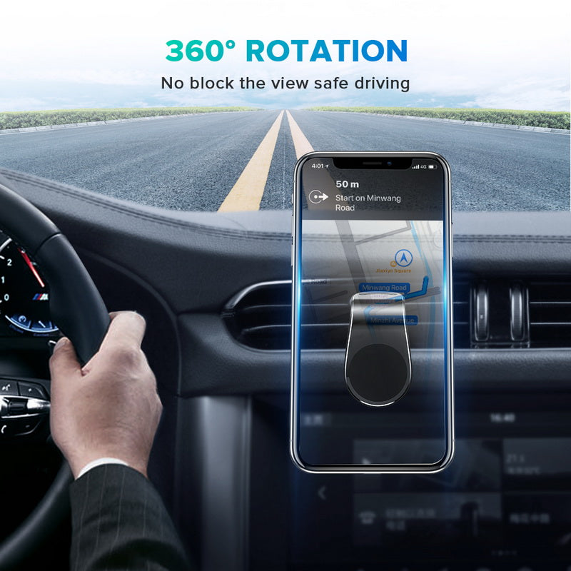 Magnetic Phone Holder with Suction Cup for Car