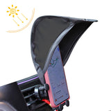 Generic Phone Sun Shade Cell Phone Umbrella Sun Shade Cell Phone Sun Shield Temperature Resistant Cell Phone Umbrella Sun Shade Long Lasting Glare Blocking Phone Stand for Bike Car Black