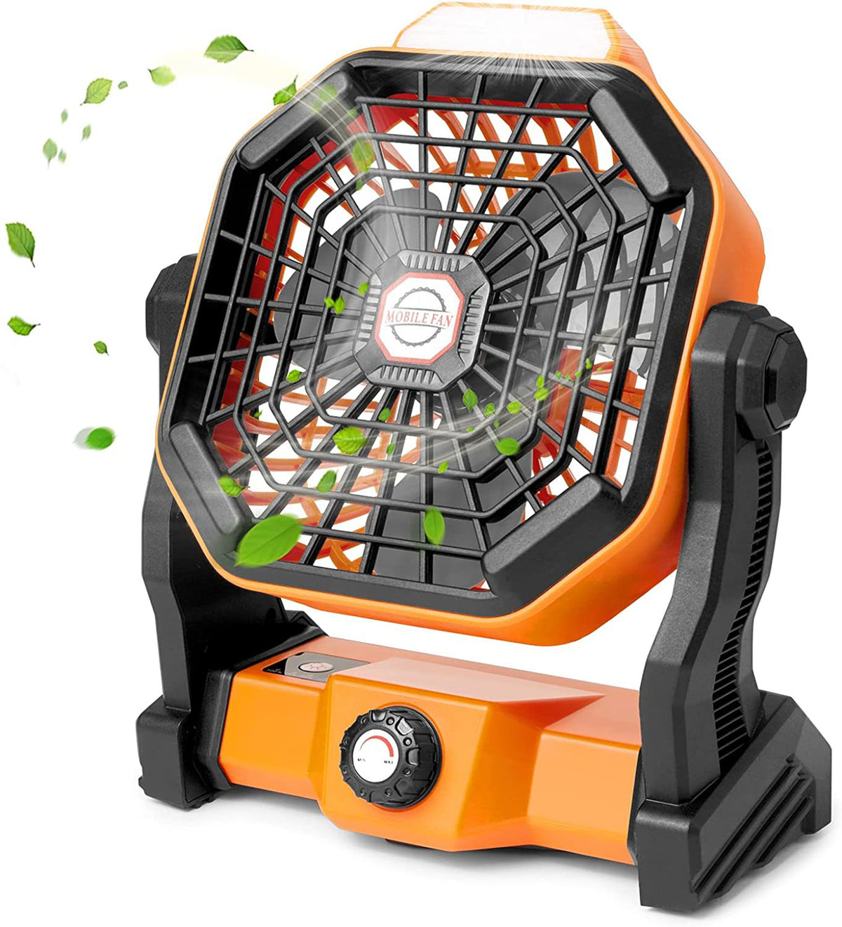 Portable Camping Fan with Light for Outdoor Use