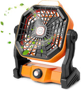 Portable Camping Fan with Light for Outdoor Use