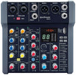 Citronic CMA-6 4 Channel Compact Mixer with DSP USB Play-Record BT & PC Connectivity 170.862UK