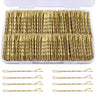 Blonde Bobby Pins METLUCK 240Pcs Blonde Hair Pins Waves Bobby Pins Hair Accessories for Women Girls (2.2inch/5.5cm)