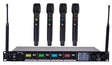 Citronic TU4-H Quad True Diversity Multi-UHF Wireless Microphone System (4 x Handhelds) 171.043UK