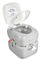 SereneLife 5.8 Gallon Portable Camping Toilet with Carry Bag and Hand Sprayer For Adults Lead Proof Toilet with Waste Level Indicator Portable Potty for Camping Hiking RoadTrip Car Tent