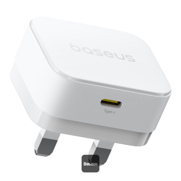 Baseus Charger Wall 20W USB-C PALM Series UK White