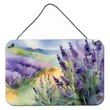 Lavender in Watercolor Wall or Door Hanging Prints