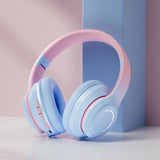 Bluetooth Over-Ear Headphones with Gradient Colors
