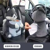 Creative Car Tissue Box and Trash Bin for Women