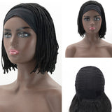 Braid Short Hair Center Split Turban Headband