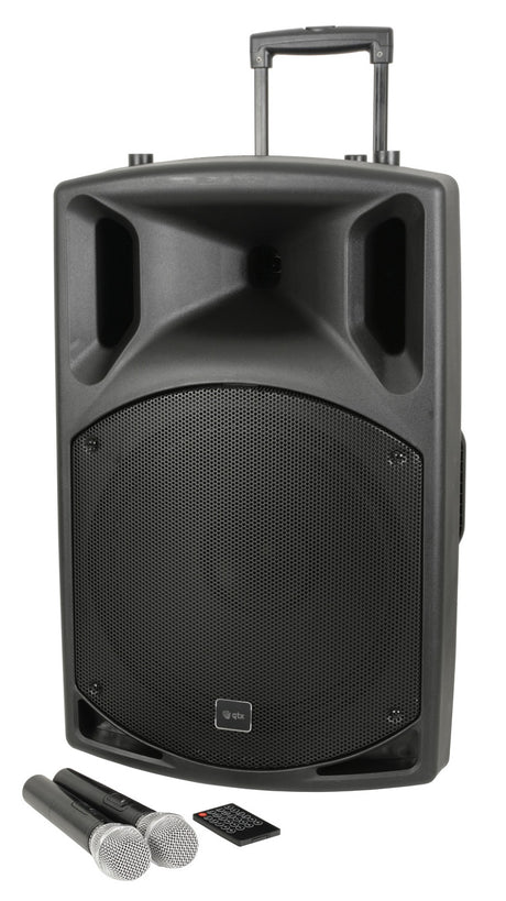 QTX QX15PA-Plus Portable PA 15'' BT/USB/UHF Mic 178.857UK