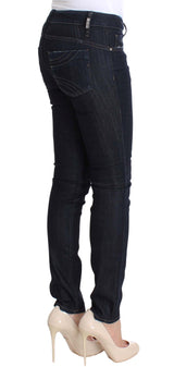 Costume National Chic Slim Fit Skinny Blue Jeans