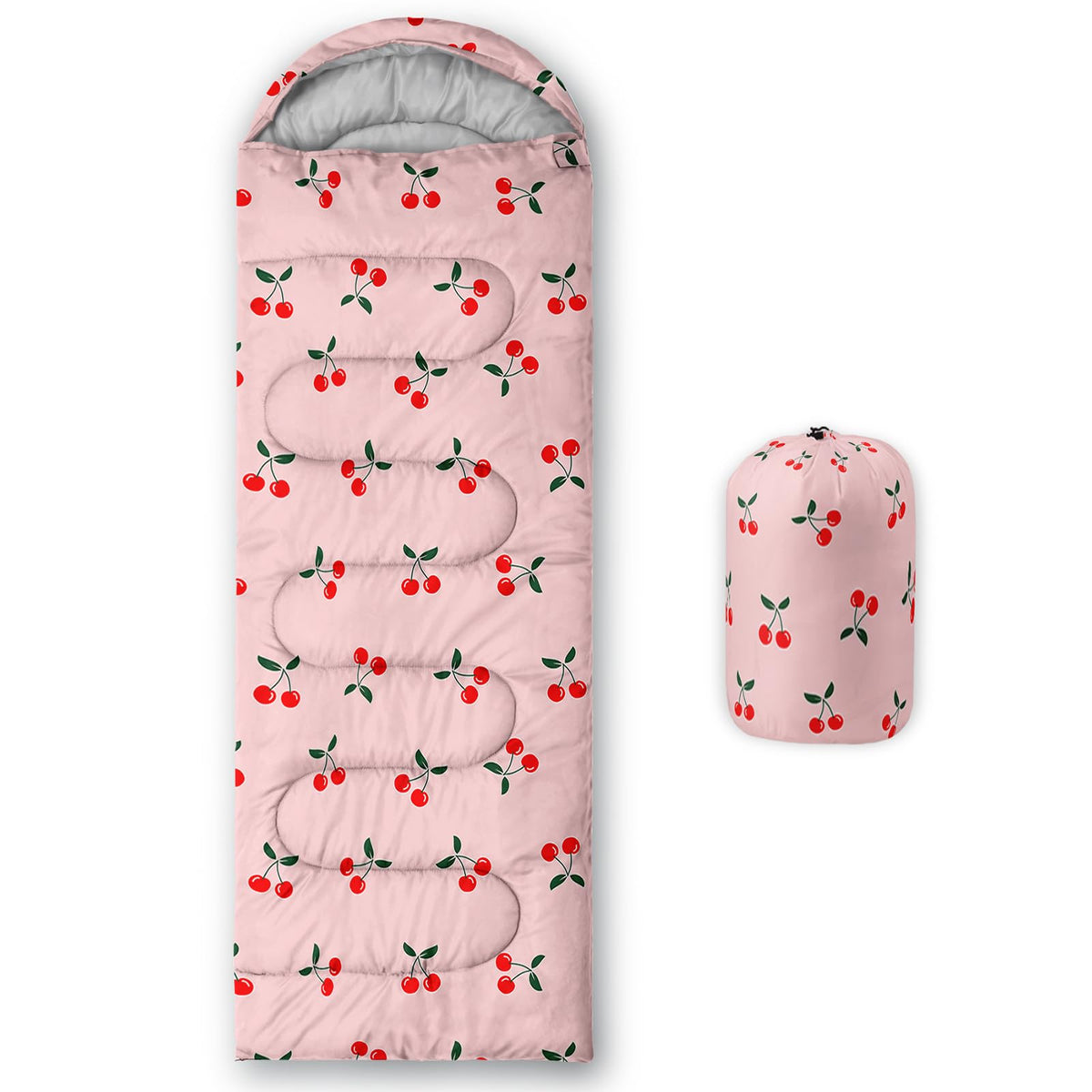 AILONEN Sleeping Bag 3 Season Warm and Cold Weather Backpacking Lightweight & Waterproof Sleeping Bag for Boys Girls Adults Outdoor Travel Camping Hiking Soft Sleeping Bag with Compact Carrying Bag