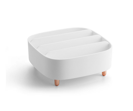 5-Compartment Makeup Organizer for Countertop Space