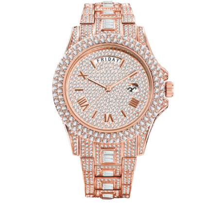 Full Iced Crystal Watch - Atlantic Shopping Mall