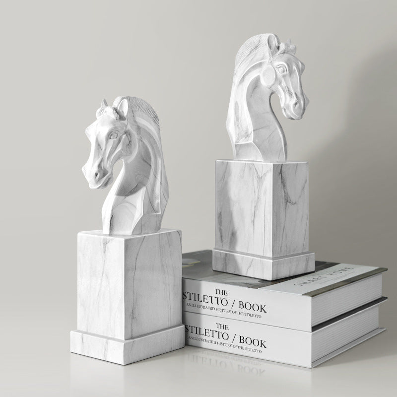 Creative Horse Head Home Decor for Living Room Display