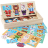 Magnetic Animal Dress-Up Puzzle for Kids Educational Toy