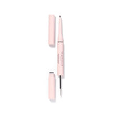 Wander Beauty Upgraded Brow Pencil & Eye Brow Gel - Dark Brown - 2 in 1 Eye Brow Makeup With Castor Oil Peptides & Panthenol - Two-Sided Brow Filler Definer & Lifter for Fuller Brows - 0.05 fl oz