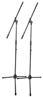 Chord Microphone Stand w/Adjust Boom Arm (Set of 2 + Carry Case) 181.061UK