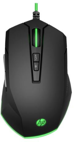 HP MOUSE 200 PAVILION GAMING, USB, YOUR NEXT GAMING SESSION IS ABOUT TO GET A LOT MORE CONTROLLED, COMFORTABLE, AND COLORFUL, IS OPTIMIZED FOR PRECISE CONTROL AND FEATURES AN ERGONOMIC DESIGN BLACK RGB LIGHTING