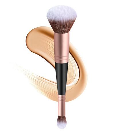 1pc Double Head Professional Makeup Brush Set 2 In 1