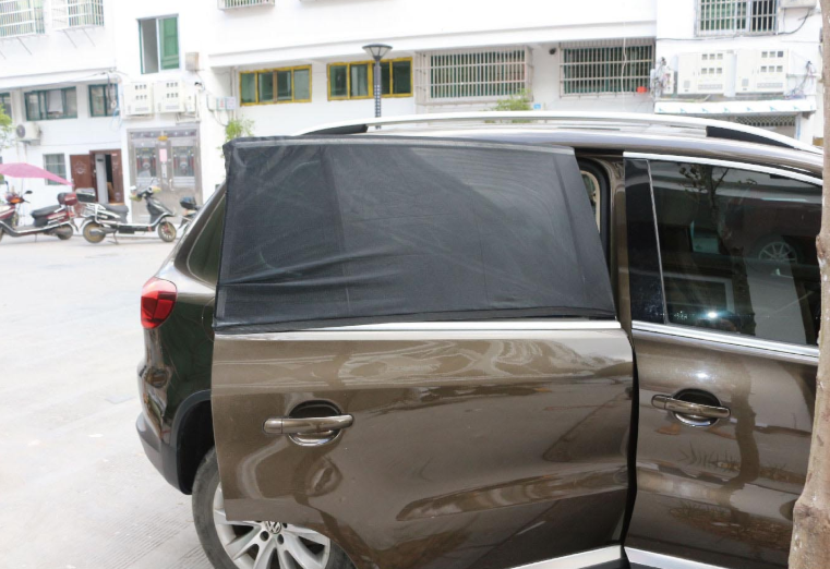 Car Window Shade, Mesh Mosquito Net, Sun Blocker