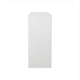 Living Room Sideboard Storage Cabinet Black High Gloss With LED Light