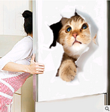Cute 3D Cat Wall Stickers for Home Decor