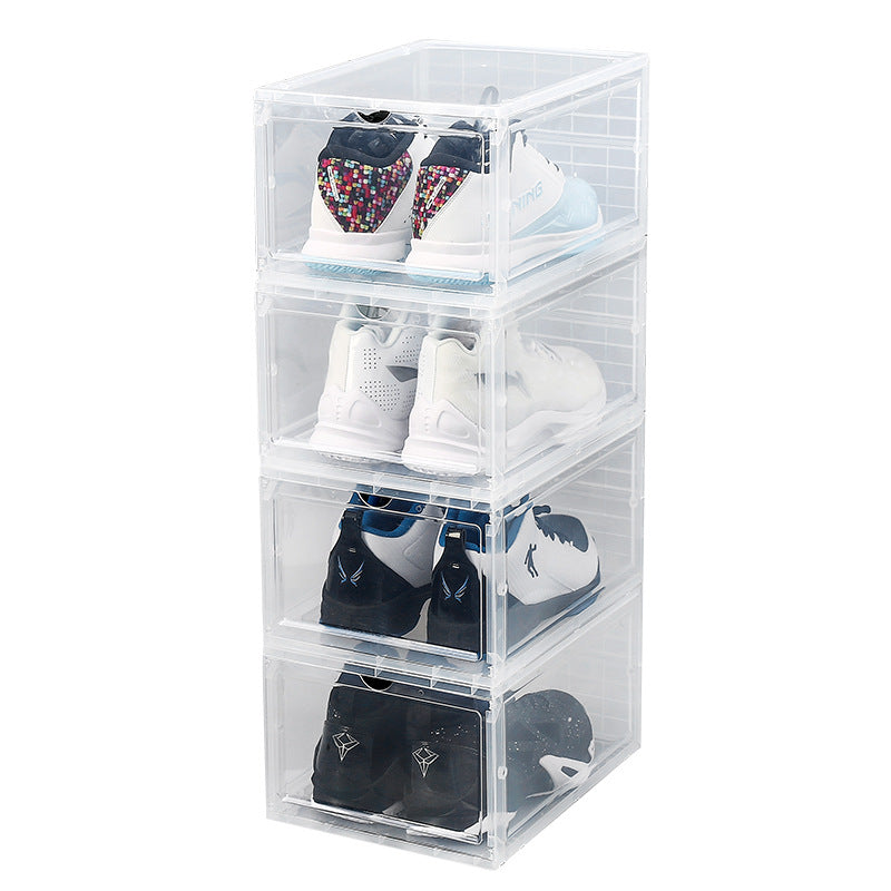 Transparent Shoe Box for Sneakers and Basketball Storage