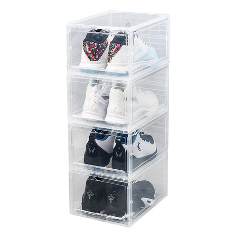 Transparent Shoe Box for Sneakers and Basketball Storage