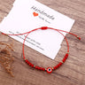 Beaded Adjustable Knitting Bracelet Craft Accessory