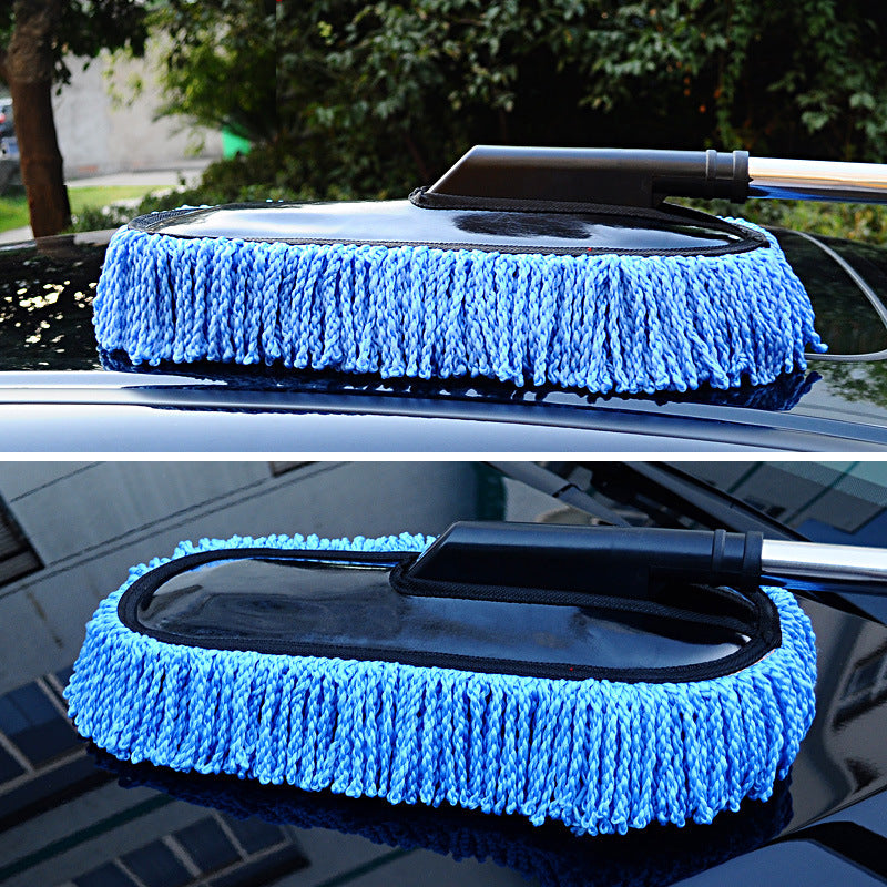 Car Cleaning Tools - Wax Mop and Brush Set