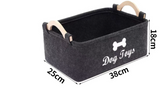 Felt Pet Toy Storage Basket