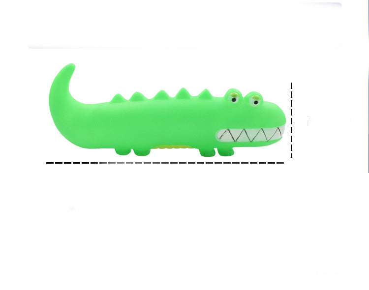 Little Lizard Vinyl Vocal Pet Toy for Molar Teeth